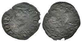 MASSA DI LUNIGIANA. Alberico I Cybo Malaspina (1559-1623). Quattrino con albero di spino. Cu (0,58 g). MIR 293 R2. MB