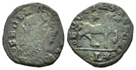 NAPOLI. Federico III d'Aragona (1496-1501). Cavallo. Cu 1,78 g. BB+