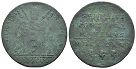 ROMA. Stato Pontificio. Pio VII (1800-1823). Baiocco 1816. Cu. MB