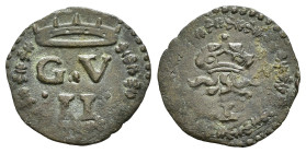 URBINO. Guidobaldo II della Rovere (1538-1574). Quattrino. Mi (0,62 g). BB