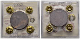 Regno d'Italia. Vittorio Emanuele III (1900-1943). 10 centesimi 1937 "Ape". Periziata Subalpina qSPL
