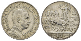 Regno d'Italia. Vittorio Emanuele III. 1 Lira 1913. Ag. BB+
