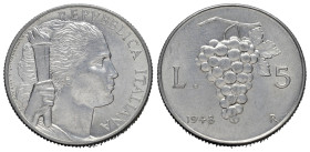 Repubblica Italiana. 5 lire 1948 Uva. qFDC