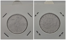 Repubblica Italiana. 50 Lire 1978 "Vulcano" asse ruotato. qFDC