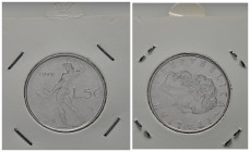 Repubblica Italiana. 50 Lire 1978 "Vulcano" asse ruotato. qFDC