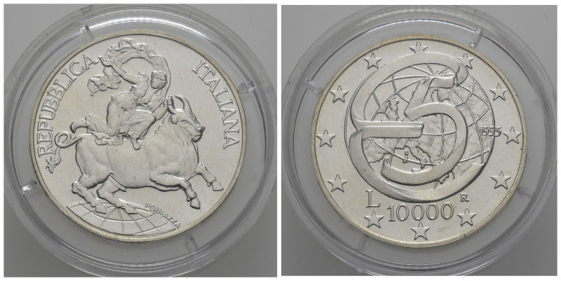 Repubblica Italiana. 10000 Lire 1995 "Conferenza di Messina" Opus Pernazza. FDC