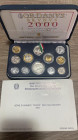 Repubblica Italiana. Serie divisionale 2000 "Giordano Bruno". Con cofanetto. PROOF