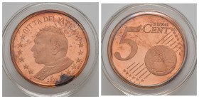 Vaticano. Giovanni Paolo II. Monetazione in Euro. 2003. 5 centesimi. Proof