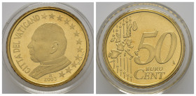 Vaticano. Giovanni Paolo II. Monetazione in Euro. 2003. 50 centesimi. Proof