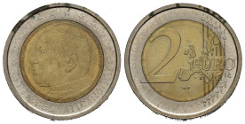 Vaticano. Giovanni Paolo II. Monetazione in Euro. 2 Euro 2002. Lievi corrosioni. qFDC