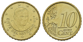 Vaticano. Monetazione in Euro. Benedetto XVI. 10 cent 2009. FDC