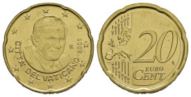 Vaticano. Monetazione in Euro. Benedetto XVI. 20 cent 2008. FDC