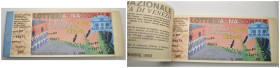 Biglietti della Lotteria Nazionale Italiana 1993 - Regata Storica di Venezia. Carnet con 10 biglietti