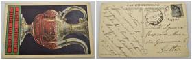 Cartolina viaggiata con timbro 8-9-1923 Catania
