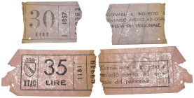 Lotto 2 biglietti ATAC Roma SPQR