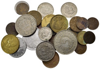 Monete mondiali. Lotto di monete varie.
