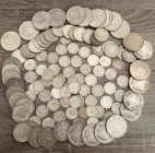 Monete mondiali. Svizzera. Grande lotto di monete in argento. Peso lordo complessivo 670 g (Ag). Varie conservazioni da MB a FDC