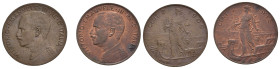 Regno d'Italia. Lotto di 2 monete. 2 centesimi 1909 e 1915 Prora