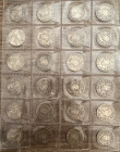 REGNO D'ITALIA. Lotto di 24 monete da 1 lira (Umberto I, Vittorio Emanuele II, Vittorio Emanuele III). Ag. MB-BB