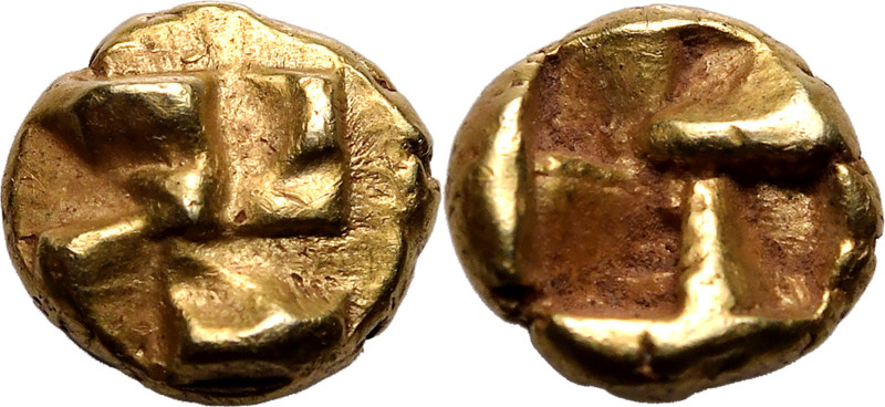 ANCIENT GREECE. IONIA, UNCERTAIN MINT. 
Electrum myshemihekte - 1/24 stater, ci...