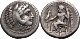 Ancient Greece: Kingdom of Macedon Alexander III 'the Great' circa 325-323 BC Silver Drachm About Very Fine