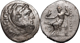 Ancient Greece: Pamphylia, Aspendos CY 8 = 205/4 BC Silver Tetradrachm About Very Fine; repatinated