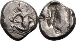Ancient Greece: Persia, Achaemenid Empire temp. Darios II - Artaxerxes II circa 420-375 BC Silver Siglos About Extremely Fine; area of weakness on obv...