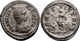Roman Empire Plautilla (wife of Caracalla) AD 202-205 Silver Denarius Good very fine
