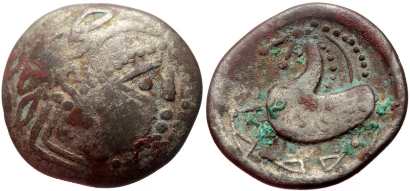 Celts, AR Tetradrachm (Billon, 8.34g, 22mm) Later Imitations of Philip II and th...