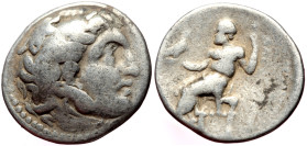 Unidentified Kings of Macedon AR Drachm (Silver, 4.04g, 19mm)