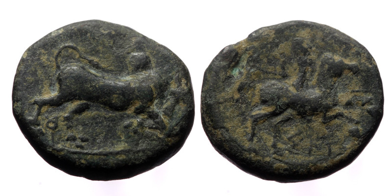 Ionia, Magnesia ad Maeandrum? AE (Brozne, 4.00 g 16mm), 3rd century BC. 
Obv: Ho...