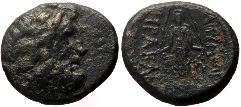 Phrygia, Apameia AE (Bronze, 6.97g, 20mm) ca 88-40 BC. Heraklei-, and Eglo-, mag...