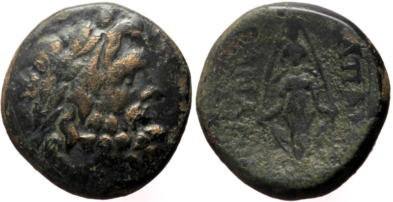 Phrygia, Apameia AE (Bronze, 7.78g, 21mm) ca100-50 BC Andronikos and Alkion, mag...