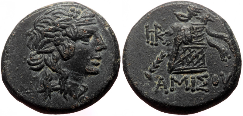 Pontos, Amisus AE (Bronze, 8.16g, 21mm) Mithradates VI Eupator (ca. 85-65 BC). 
...