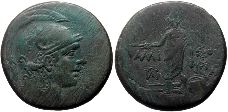Pontos, Amisos AE (Bronze, 17.18g, 30mm) Time of Mithradates VI Eupator, ca 85-6...