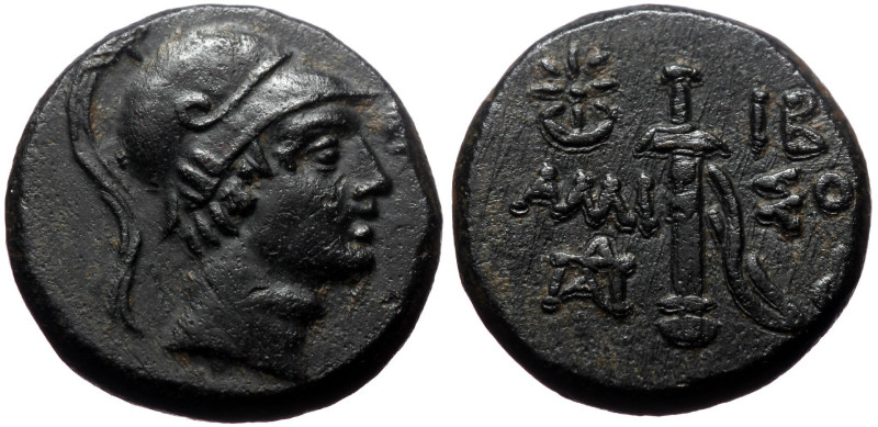 Pontos, Amisos. AE, (Bronze, 8.66 g 19mm),Time of Mithradates VI Eupator, ca 105...