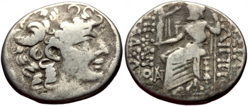 Seleukid Kings of Syria AR Tetradrachm (Silver, 27mm, 13.93g)
 Philippos I Epiph...