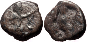 Persia, Achaemenid Empire. temp. Darios I to Xerxes II (ca 485-420 BC) AR Siglos (Silver, 15mm, 5.14g) Sardes 
Obv: Persian king or hero, wearing kida...
