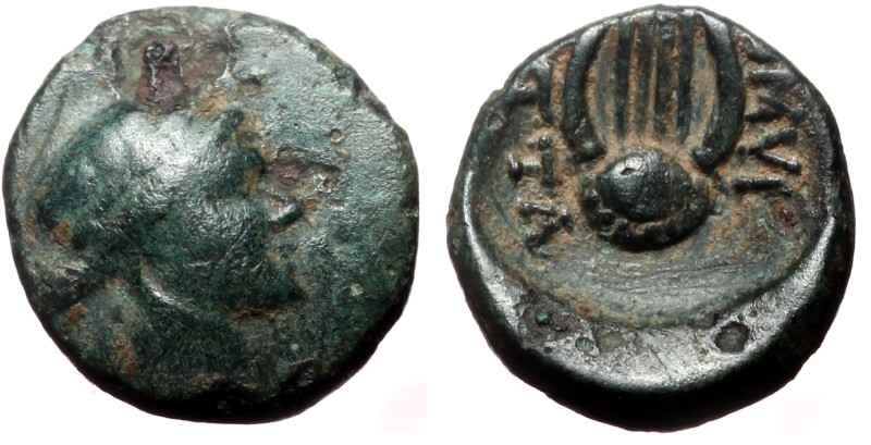 Unidentified Greek AE coin (Bronze, 0.81g, 10mm)