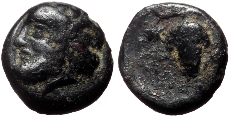 Unidentified Greek AE coin (Bronze, 1.26g, 10mm)