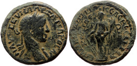 Phrygia, Cotiaeum AE (Brone, 7.67g, 26mm) Severus Alexander (222-235) Magistrate: Marcus Aurelius Quintus, son of Quintianus (archon) 
Obv: Μ ΑΥΡ ΣΕΥΗ...