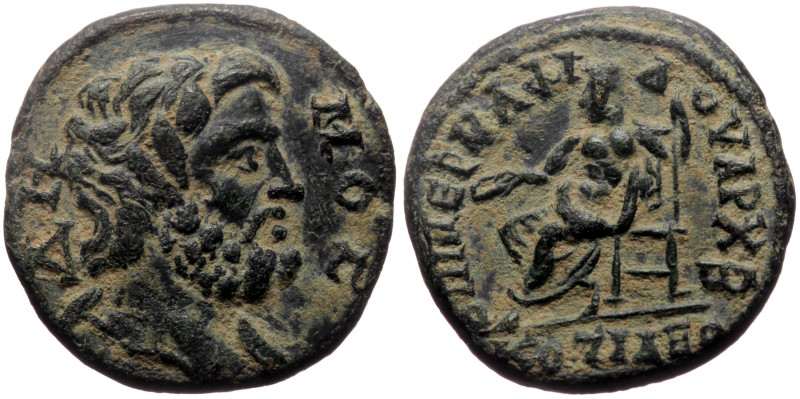 *Very rare, just 1 specimen recorded by RPC)
Phrygia, Cotiaeum AE (Bronze, 6.31g...