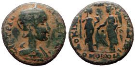 *Very rare* Phrygia, Docimeum Tranquillina (Augusta, 238-244) Alliance with: Ephesus AE (Bronze, 7,63, 27mm) 
Obv: ϹΑΒ ΤΡΑΝΚΥΛΛƐΙΝΑ Ϲ; diademed and dr...