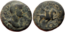 *Rare*
Pisidia, Baris AE (Bronze, 4.09g, 19mm) Hadrian (117-138)
Obv: ΑΥΤ ΚΑΙ ΤΡΑ ΑΔΡΙΑΝΟϹ; laureate head of Hadrian, r., with drapery on l. shoulder
...