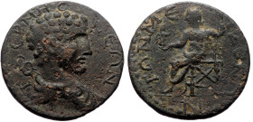 Pisidia, Termessus Major, Pseudo-autonomous. AE. (Bronze, 9.91 g. 25mm.) ca 3rd century AD.
Obv: ΤƐΡΜΗϹϹƐΩΝ. Draped bust of Hermes, r., with caduceus ...