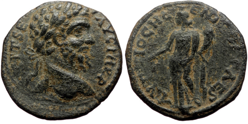 Pisidia, Antioch Septimius Severus. AE. (Bronze, 6.07 g. 24mm.) 193-211 AD.
Obv:...