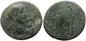 Cilicia, Diocaesarea AE (Bronze, 13.95g, 30mm) Septimius Severus (193-211) 
Obv: Laureate, draped, and cuirassed bust right, seen from behind; c/m’s: ...