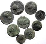 9 Ancient AE (Bronze, 76.31g)