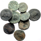 9 Ancient AE (Bronze, 89.64g)