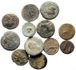 12 Ancient AE (Bronze, 97.09g)